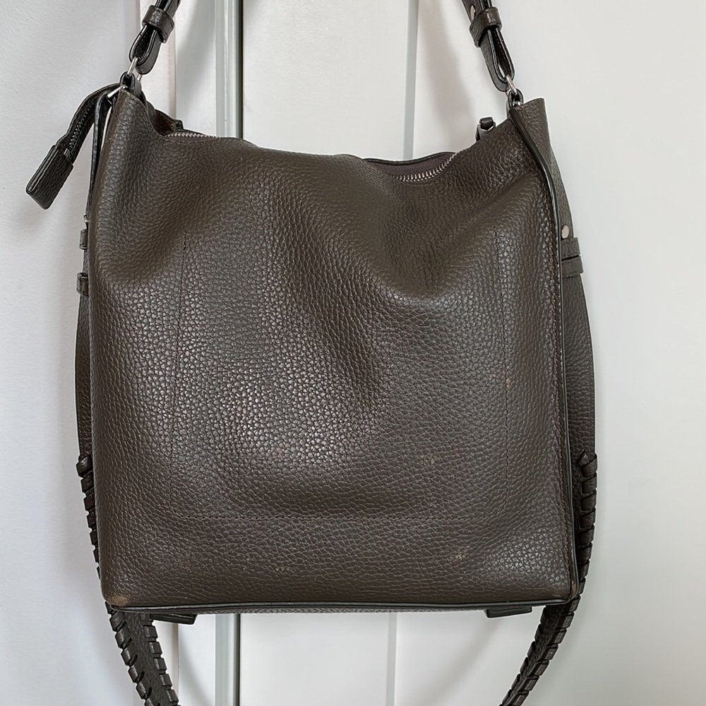 All Saints Kita Leather Crossbody Bag - Good Condition - Picture 4 of 7